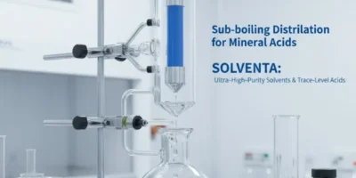 Sub-boiling distillation for mineral acids
